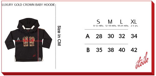 LUXURY CROWN WOM baby hoodie