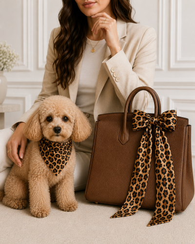Luxury dog and owner matching accessories Panther.png